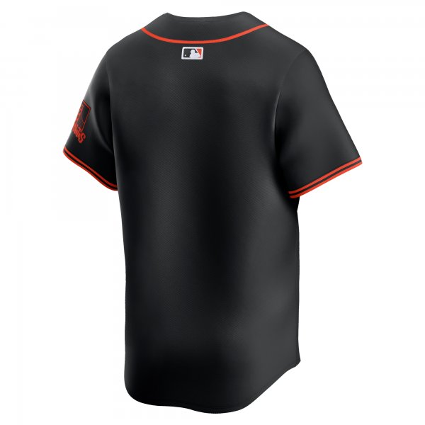 Men's San Francisco Giants  Nike Black  Alternate Limited Jersey