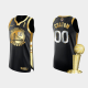 2022 NBA Finals Champions Men's Golden State Warriors Custom Black Gold Golden Black Gold Jersey