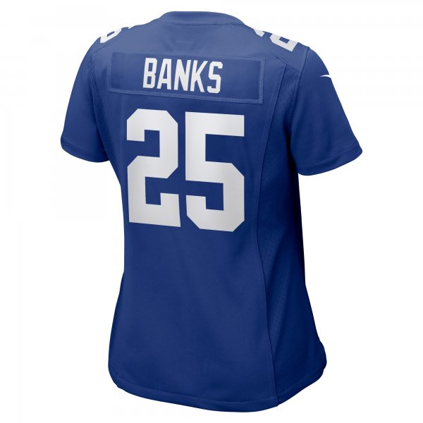 Women's New York Giants Deonte Banks Nike  Royal Team Game Jersey