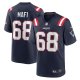 Men's New England Patriots Atonio Mafi Nike  Navy Team Game Jersey