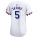 Women's Texas Rangers Corey Seager Nike White Home Limited Player Jersey