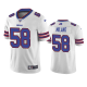 Buffalo Bills #58 Matt Milano White 100th Season Vapor Limited Jersey