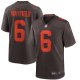 Men's Cleveland Browns Baker Mayfield Nike Brown Alternate Game Jersey