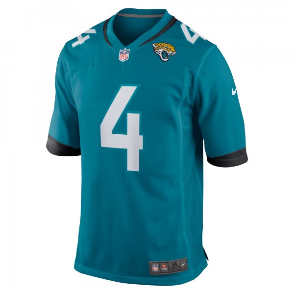 Men's Jacksonville Jaguars Tank Bigsby Nike Teal Game Jersey