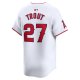 Men's Los Angeles Angels Mike Trout Nike White Home Limited Player Jersey