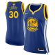 Nike Golden State Warriors #30 Stephen Curry Blue The Finals Patch Women's NBA Swingman Icon Edition Jersey