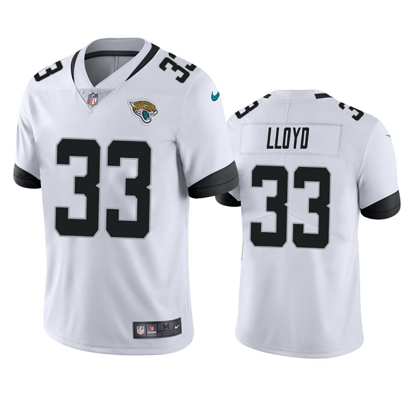 Men's Jacksonville Jaguars Devin Lloyd #33 White 2022 Nike NFL Draft Vapor Limited Jersey