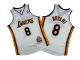 Men's Los Angeles Lakers #8 Kobe Bryant 2003-04 White Mitchell and Ness Stitched NBA Jersey