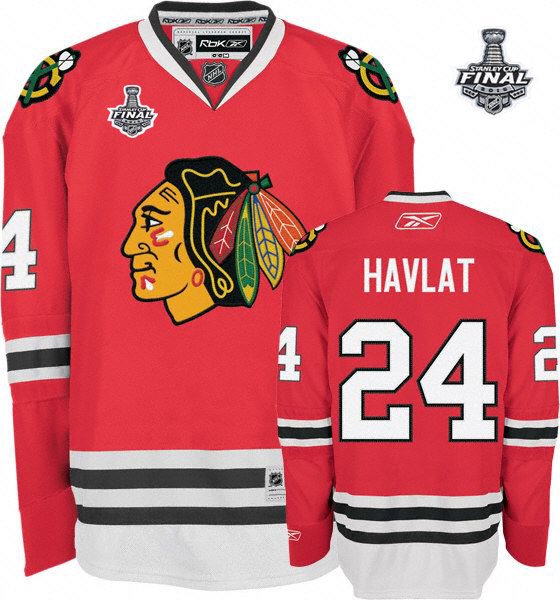 Chicago Blackhawks #24 Martin Havlat Red 2015 Stanley Cup Stitched NHL Jersey