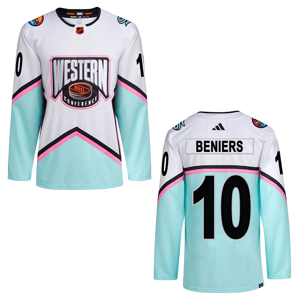 Men's NHL Seattle Kraken Matty Benier Western All Star #10 Jersey