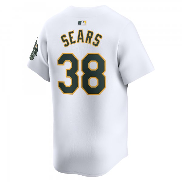 Men's Oakland Athletics JP Sears Nike White Home Limited Player Jersey