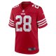 Men's San Francisco 49ers Darrell Luter Jr. Nike  Scarlet  Game Jersey