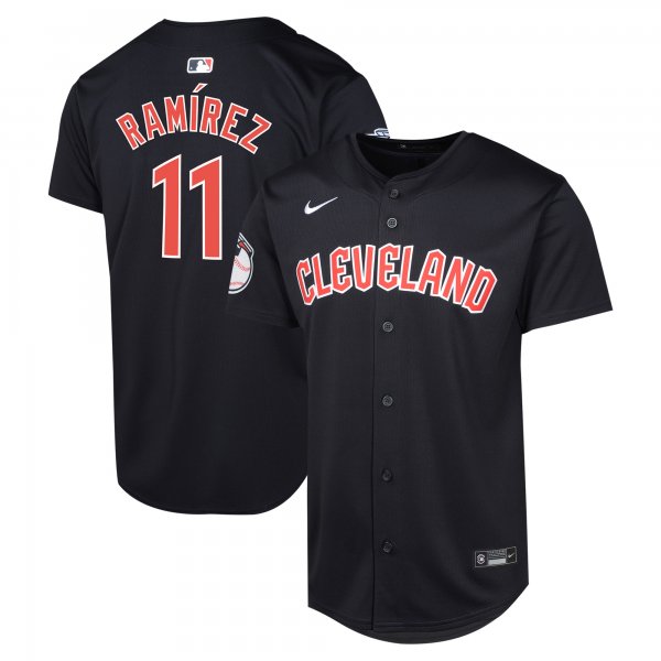 Youth Cleveland Guardians JosÃÂ© RamÃÂ­rez Nike Blue Alternate Limited Player Jersey