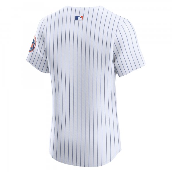 Men's New York Mets Nike White Home Elite Jersey