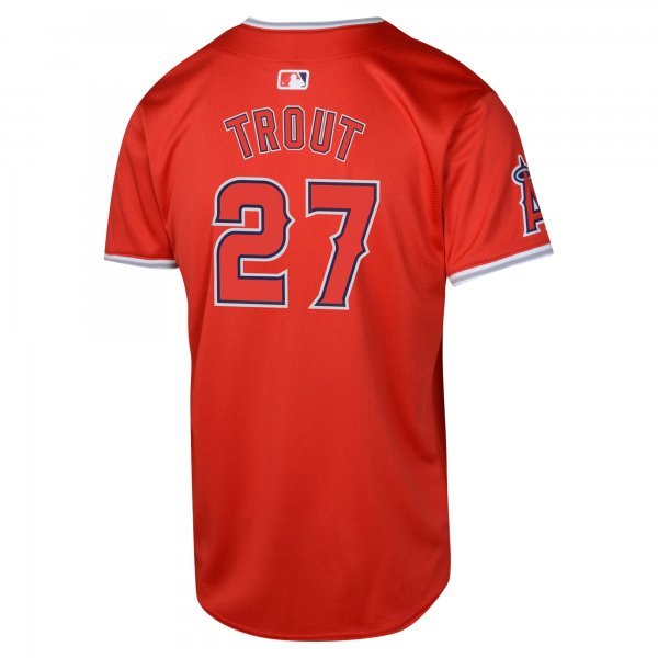 Youth Los Angeles Angels Mike Trout Nike Red Alternate Limited Player Jersey