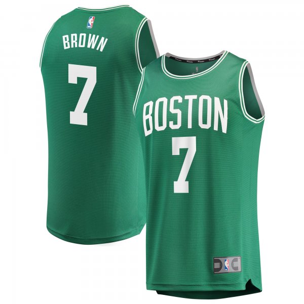 Youth Boston Celtics Jaylen Brown Fanatics Kelly Green Fast Break Player Jersey - Icon Edition