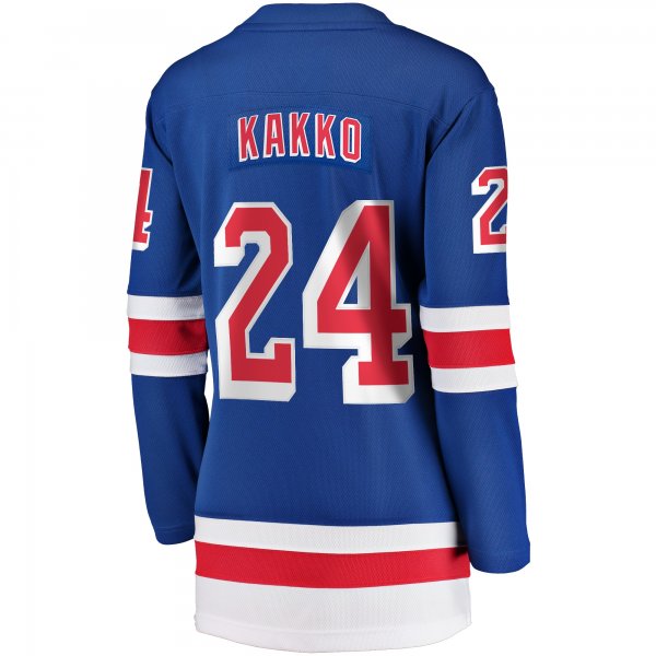 Women's New York Rangers Kaapo Kakko Fanatics Blue Replica Player Jersey