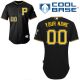 Pittsburgh Pirates Black Men's Customized Cool Base MLB Jersey