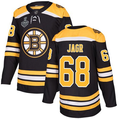 Boston Bruins #68 Jaromir Jagr Black Home Stanley Cup Final Bound Stitched Adidas NHL Jersey