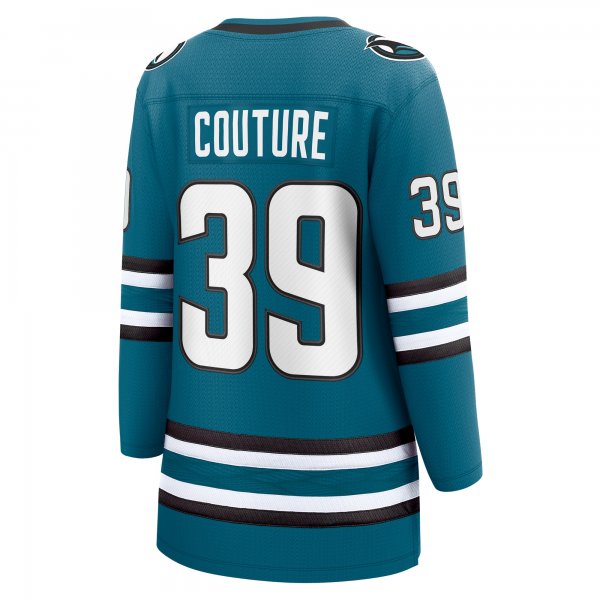 Women's San Jose Sharks Logan Couture Fanatics Teal Home Breakaway Player Jersey