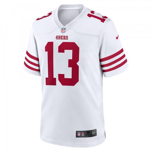 Men's San Francisco 49ers Brock Purdy Nike White Game Player Jersey