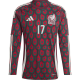 adidas Mens Mexico Orbelín Pineda Home Long Sleeve Jersey 24/25 (Multicolor)