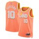 Men's Unisex Cleveland Cavaliers #10 Darius Garland Nike Orange 2025/26 Swingman City Edition Jersey