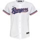 Youth Texas Rangers Nike White Home Replica Team Jersey