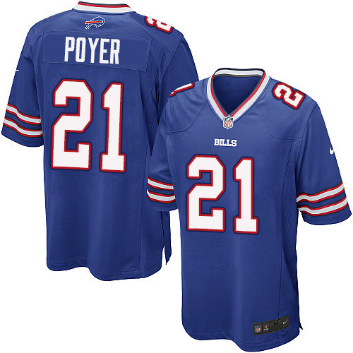 Men's Nike Buffalo Bills #21 Jordan Poyer Game Royal Blue Home NFL Nike Jersey