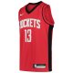 Youth Houston Rockets James Harden Nike Red Team Swingman Jersey - Icon Edition