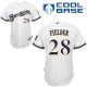 Milwaukee Brewers #28 Prince Fielder White Cool Base Stitched Youth MLB Jersey