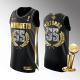 Men's Denver Nuggets 2023 NBA Finals Champions Dikembe Mutombo Black #55  Golden Diamond Jersey