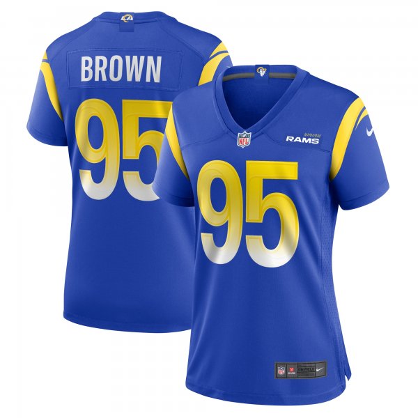 Women's Los Angeles Rams Bobby Brown III Nike  Royal Team Game Jersey