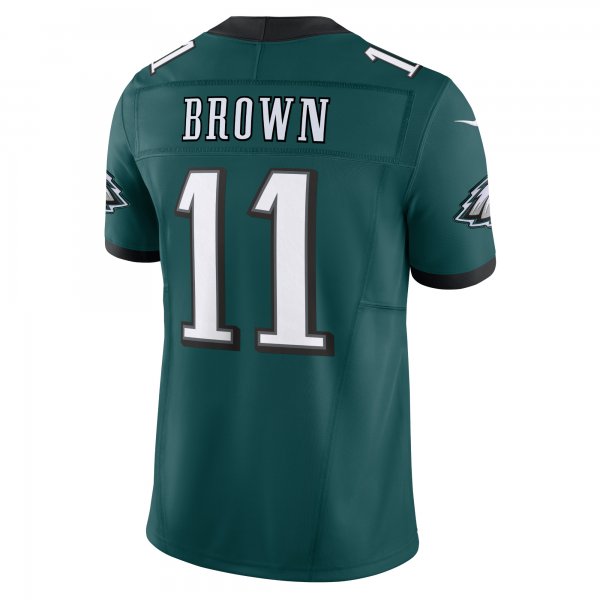 Men's Philadelphia Eagles A.J. Brown Nike Midnight Green Vapor F.U.S.E. Limited Jersey