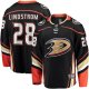 Men's Anaheim Ducks Gustav Lindstrom Fanatics Black Home Premier Breakaway Player Jersey