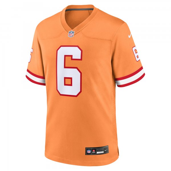 Men's Tampa Bay Buccaneers Baker Mayfield Nike Orange Throwback Game Jersey