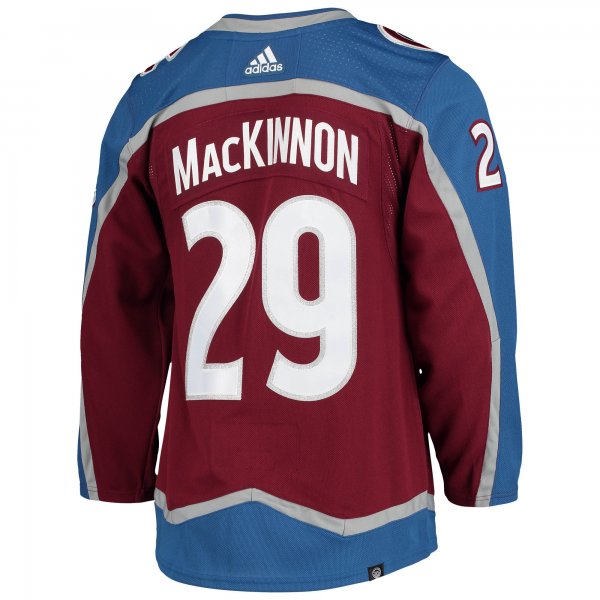 Men's Colorado Avalanche Nathan MacKinnon adidas Burgundy Home Primegreen Player Jersey