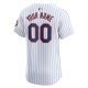 Men's New York Mets Nike White Home Elite Custom Jersey