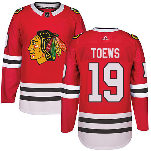 Adidas Chicago Blackhawks #19 Jonathan Toews Red Home Stitched NHL Jersey