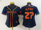 Women's Houston Astros #27 Jose Altuve Nike Navy 2022 City Connect Replica MLB Jersey