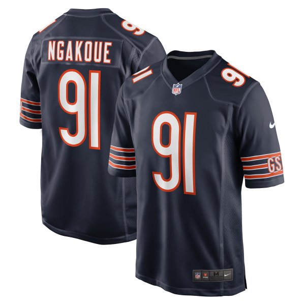 Men's Chicago Bears Yannick Ngakoue Nike  Navy Team Game Jersey