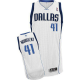 Men's Revolution 30 Dallas Mavericks #41 Dirk Nowitzki White Stitched NBA Jersey