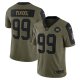 Men's Washington Football Team Chase Young Nike Olive 2021 Salute To Service Limited Player Jersey