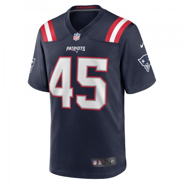 Men's New England Patriots Chris Board Nike Navy Game Player Jersey