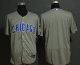 Men's Chicago Cubs Blank Gray Stitched MLB Flex Base Nike Jersey