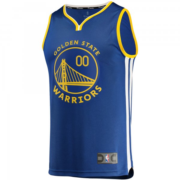 Youth Golden State Warriors Fanatics Royal 2019/20 Fast Break Custom Replica Jersey - Icon Edition