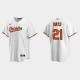 Men's Baltimore Orioles #21 Austin Hays White Home MLB Jersey