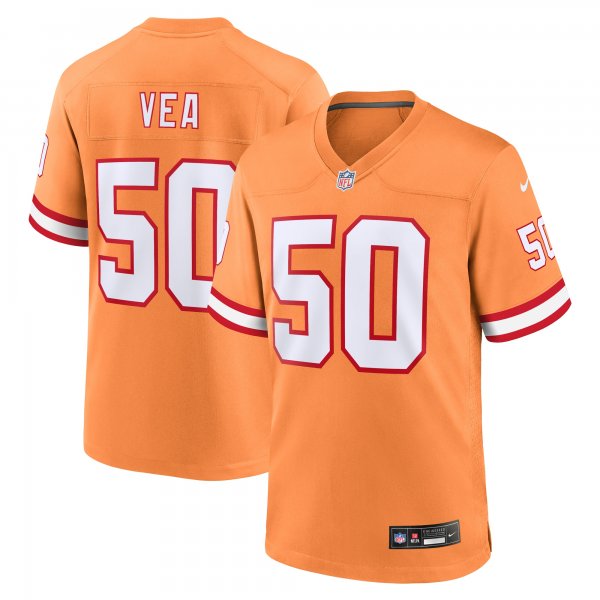 Men's Tampa Bay Buccaneers Vita Vea Nike Orange Throwback Game Jersey