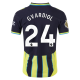 Puma Manchester City Josko Gvardiol Away Jersey w/ EPL + Club World Cup Patch 24/25 (New Navy/Yellow Glow)