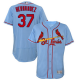 Men's St. Louis Cardinals #37 Keith Hernandez Light Blue Flexbase Collection Stitched MLB Jersey